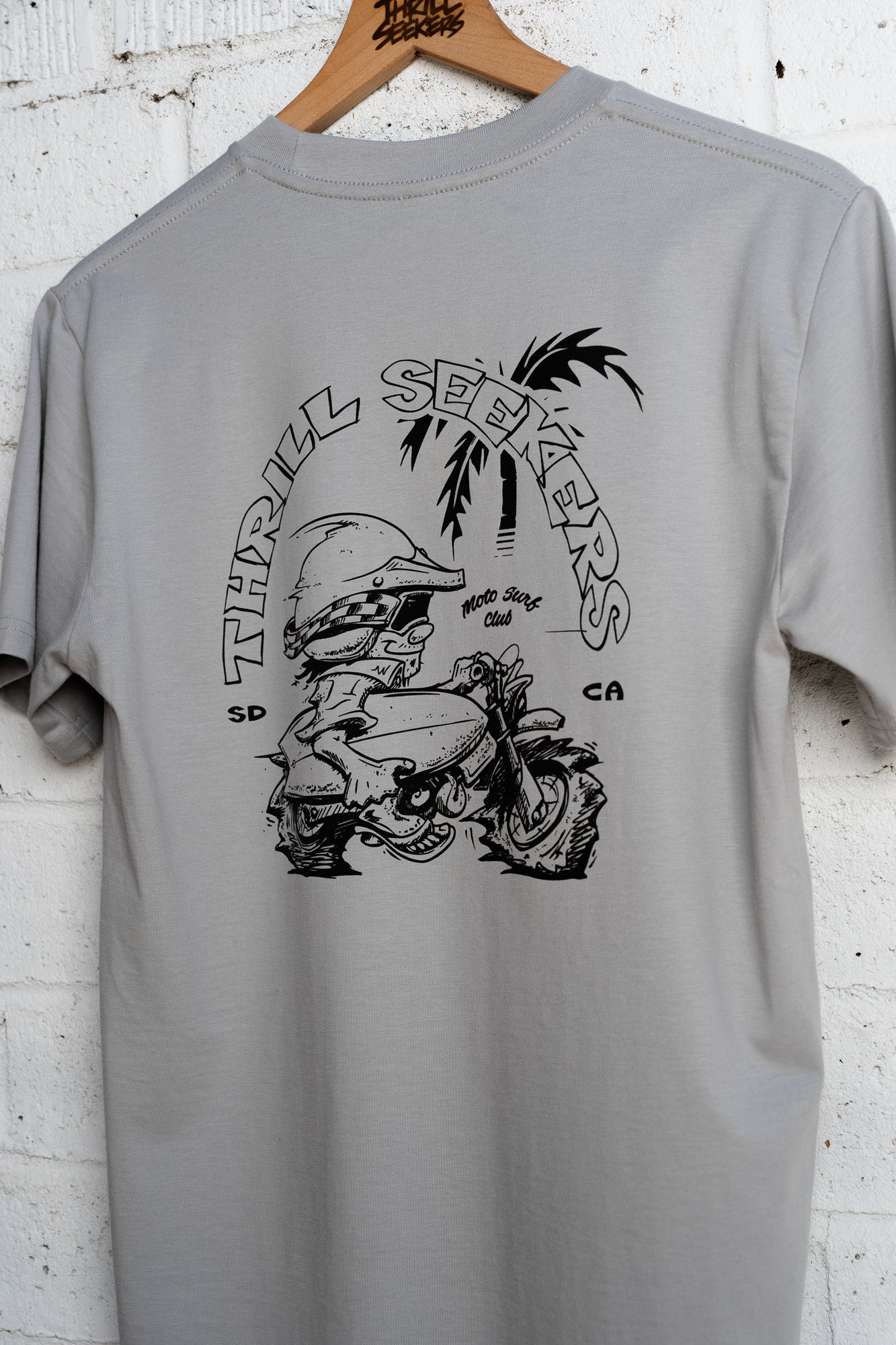 Moto Surf Club Tee - Slate - Image 3